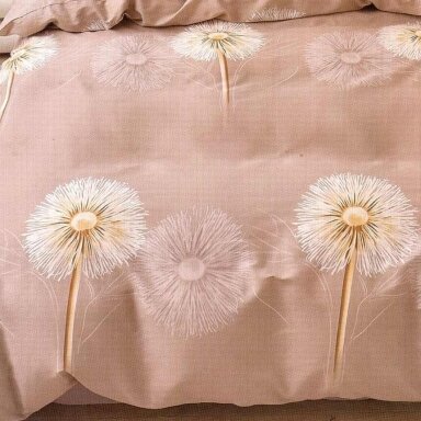Deluxe kokvilnas gultas veļas komplekts LAIMES SPALVAS, 4 daļu, 200x220 cm