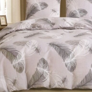 Deluxe kokvilnas gultas veļas komplekts LAIMĪGĀ SPALVA, 3 daļu, 200x220 cm Deluxe kokvilnas gultas veļas komplekts LAIMĪGĀ SPALVA, 3 daļu, 200x220 cm