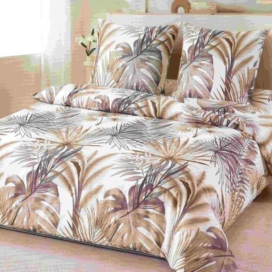 Deluxe kokvilnas gultas veļas komplekts RĪTA GAISMA, 4 daļu, 200x220 cm Deluxe kokvilnas gultas veļas komplekts RĪTA GAISMA, 4 daļu, 200x220 cm
