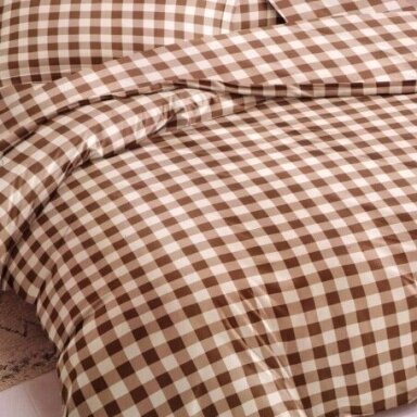 Deluxe kokvilnas gultas veļas komplekts RĪTA ŠOKOLĀDE, 3 daļu, 200x220 cm Deluxe kokvilnas gultas veļas komplekts RĪTA ŠOKOLĀDE, 3 daļu, 200x220 cm