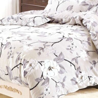 Deluxe kokvilnas gultas veļas komplekts SVAIGI LOKAS, 4 daļu, 200x220 cm Deluxe kokvilnas gultas veļas komplekts SVAIGI LOKAS, 4 daļu, 200x220 cm