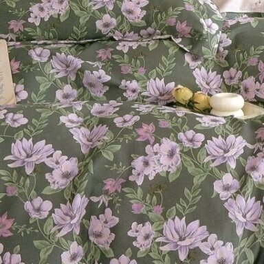 Deluxe kokvilnas gultas veļas komplekts VĪTEŅU ŠURMULIS, 3 daļu, 200x220 cm Deluxe kokvilnas gultas veļas komplekts VĪTEŅU ŠURMULIS, 3 daļu, 200x220 cm