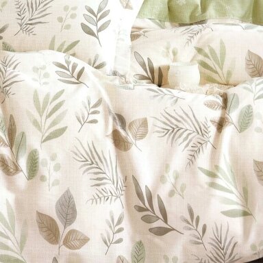 Deluxe kokvilnas gultas veļas komplekts ZAĻGANĀS ATBALSS, 4 daļu, 200x220 cm Deluxe kokvilnas gultas veļas komplekts ZAĻGANĀS ATBALSS, 4 daļu, 200x220 cm