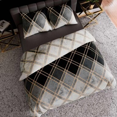 Deluxe satīna gultas veļas komplekts VENERA, 3 daļas, 200x220 cm Deluxe satīna gultas veļas komplekts VENERA, 3 daļas, 200x220 cm
