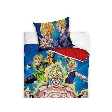 Divpusējs gultas veļas komplekts DRAGON BALL, 140x200 cm