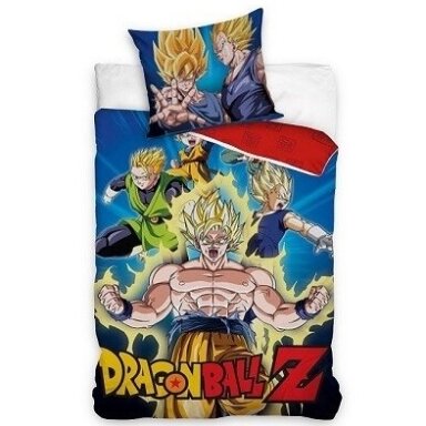 Divpusējs gultas veļas komplekts DRAGON BALL, 140x200 cm