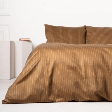 Divpusējs PREMIUM gultas veļas komplekts CAMBRI BROWN