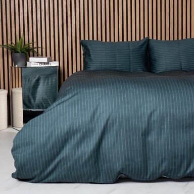 Divpusējs PREMIUM gultas veļas komplekts CAMBRI DENIM BLUE
