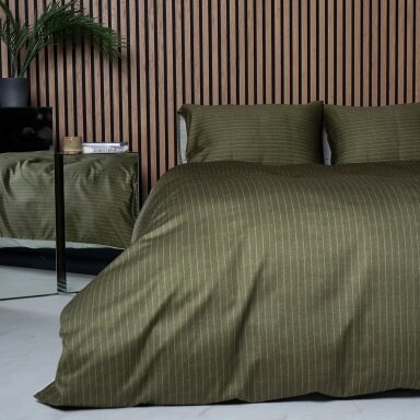 Divpusējs PREMIUM gultas veļas komplekts CAMBRI GREEN