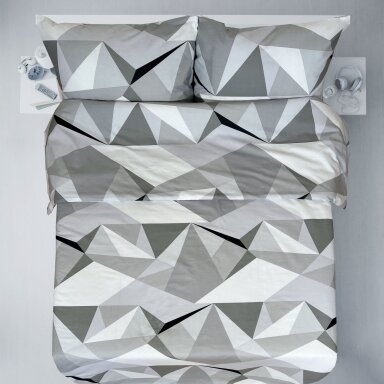Gultas veļas komplekts GREY GEOMETRY