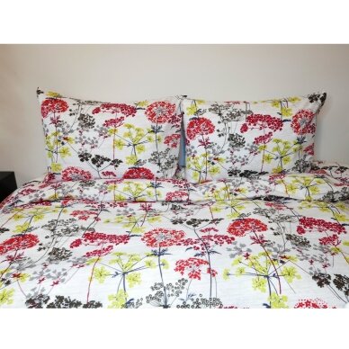 Gultas veļas komplekts PAVASARA ČUKSTI, 3 daļas, 200x220 cm 3 Gultas veļas komplekts PAVASARA ČUKSTI, 3 daļas, 200x220 cm 3
