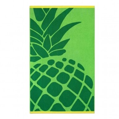 Kokvilnas pludmales paklājs PINEAPPLE, 100x160 cm