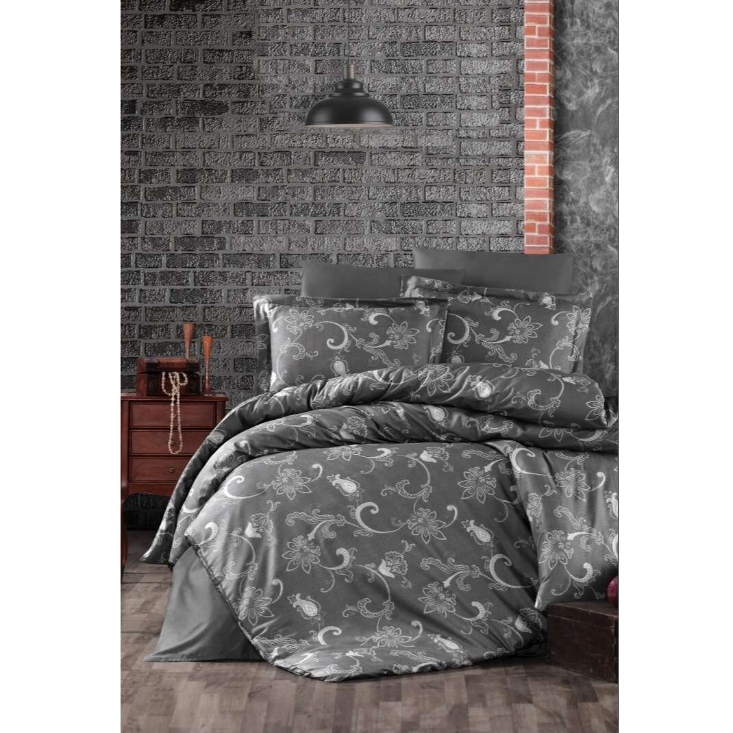 Gultas veļas komplekts CARMINA ANTHRACITE, 6 daļu, 200x220 cm 2 Gultas veļas komplekts CARMINA ANTHRACITE, 6 daļu, 200x220 cm 2