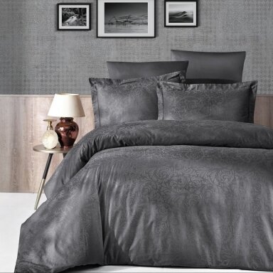 Gultas veļas komplekts TECNA ANTHRACITE, 6 daļu, 200x220 cm