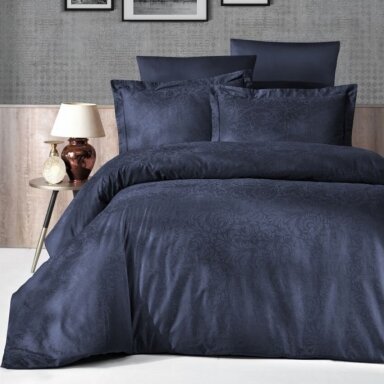 Gultas veļas komplekts TECNA NAVY BLUE, 6 daļu, 200x220 cm