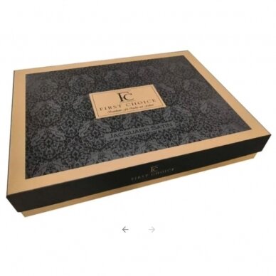 Gultas veļas komplekts MILENA BEIGE, 6 daļu, 200x220 cm 2 Gultas veļas komplekts MILENA BEIGE, 6 daļu, 200x220 cm 2