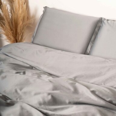 PREMIUM gultas veļas komplekts DEMANTE GREY 600TC