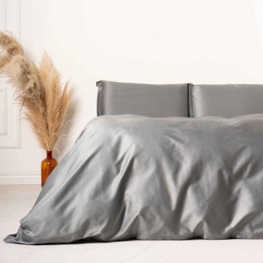 PREMIUM gultas veļas komplekts DEMANTE GREY 600TC