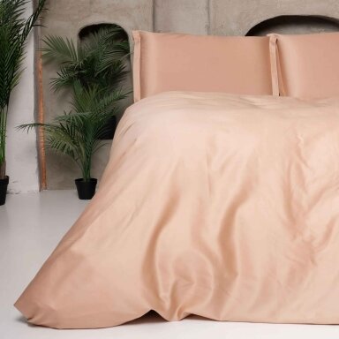 PREMIUM gultas veļas komplekts DEMANTE PEACH 600TC