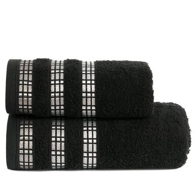 PREMIUM kokvilnas dvielis LUXURY BLACK, 500 g/m²