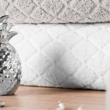 PREMIUM kokvilnas dvielis OLIVER (balts)