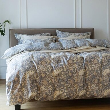 PREMIUM satīna gultas veļas komplekts BOHO FOG & BOHO FOG BACK