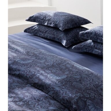 PREMIUM satīna gultas veļas komplekts BOHO INDIGO