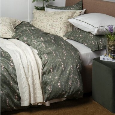 PREMIUM satīna gultas veļas komplekts DREAMY MOSS