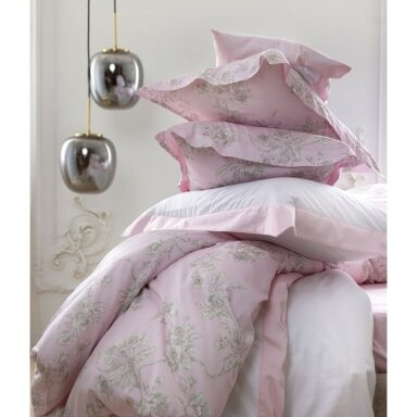 PREMIUM satīna gultas veļas komplekts EDEN PRIMROSE PINK