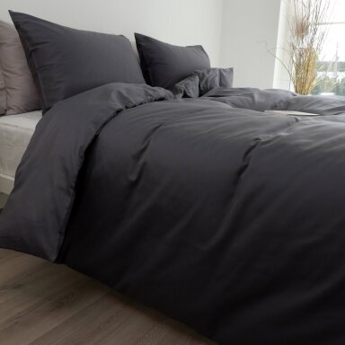 Satīna gultas veļas komplekts ANTHRACITE, 2 daļu, 140x200 cm Satīna gultas veļas komplekts ANTHRACITE, 2 daļu, 140x200 cm