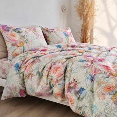 Satīna gultas veļas komplekts LAIMES SIMFONIJA, 3 daļu, 200x220 cm Satīna gultas veļas komplekts LAIMES SIMFONIJA, 3 daļu, 200x220 cm