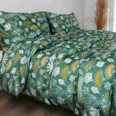 Satīna gultas veļas komplekts PIPARMĒTRU SPĒLE, 3 daļu, 200x220 cm Satīna gultas veļas komplekts PIPARMĒTRU SPĒLE, 3 daļu, 200x220 cm