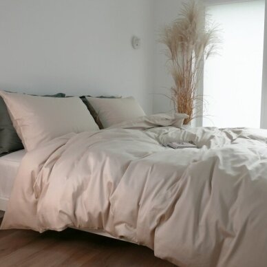 Satīna gultas veļa BEIGE