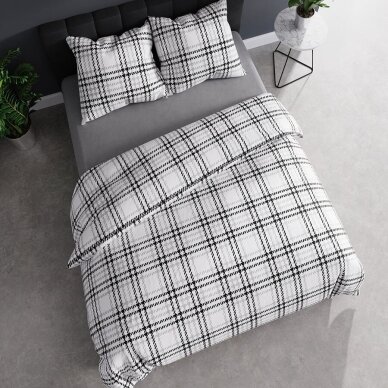 Satīna gultas veļas komplekts MODERNAIS VALSS, 3 daļas, 200x220 cm 3 Satīna gultas veļas komplekts MODERNAIS VALSS, 3 daļas, 200x220 cm 3