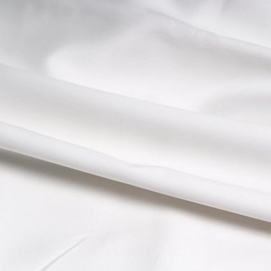 Premium satīna gultas veļas komplekts WHITE 2