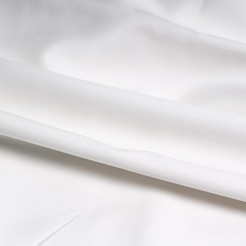 Premium satīna gultas veļas komplekts WHITE 2