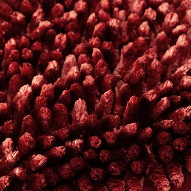 Vannas istabas paklājiņš ar garu plūksnojumu SHAGGY BRICK RED, 50x70 cm