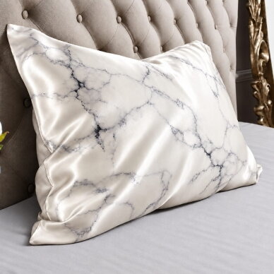 Zīda spilvendrāna MULBERRY MARBLE, 22 momme (M/M), 50x70 cm